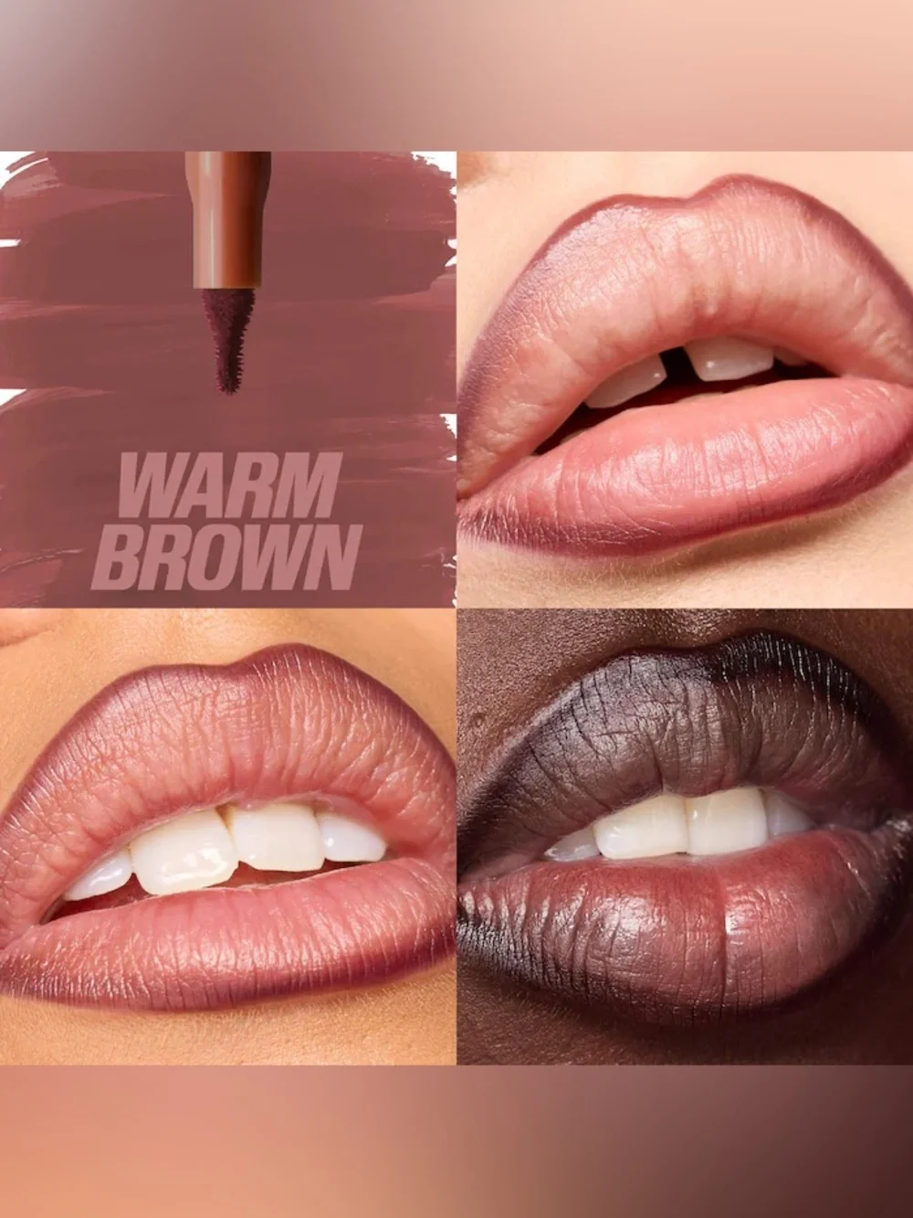 Huda Beauty Lip Contour Stain Warm Brown
